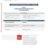 Concurso de merito 2022